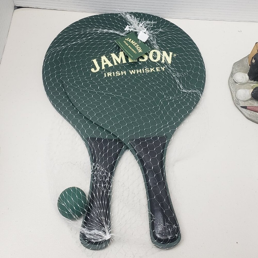 Jameson Irish Whiskey Paddles and Ball Promotional Set